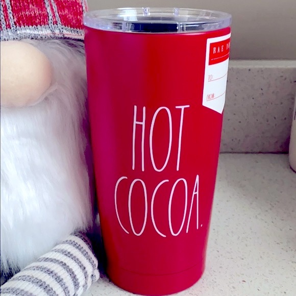 ❗️RAE DUNN HOT COCOA COFFEE TEA MODERN FARMHOUSE TUMBLER - Picture 2 of 6